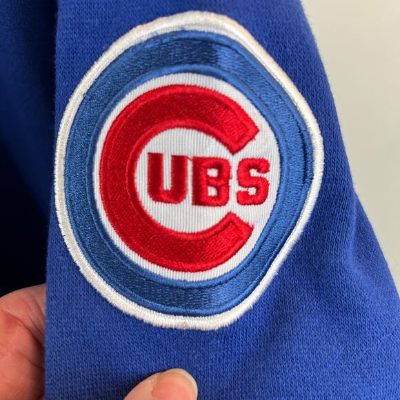 Blue Hoodie with Red Logo - Picture 6 of 9